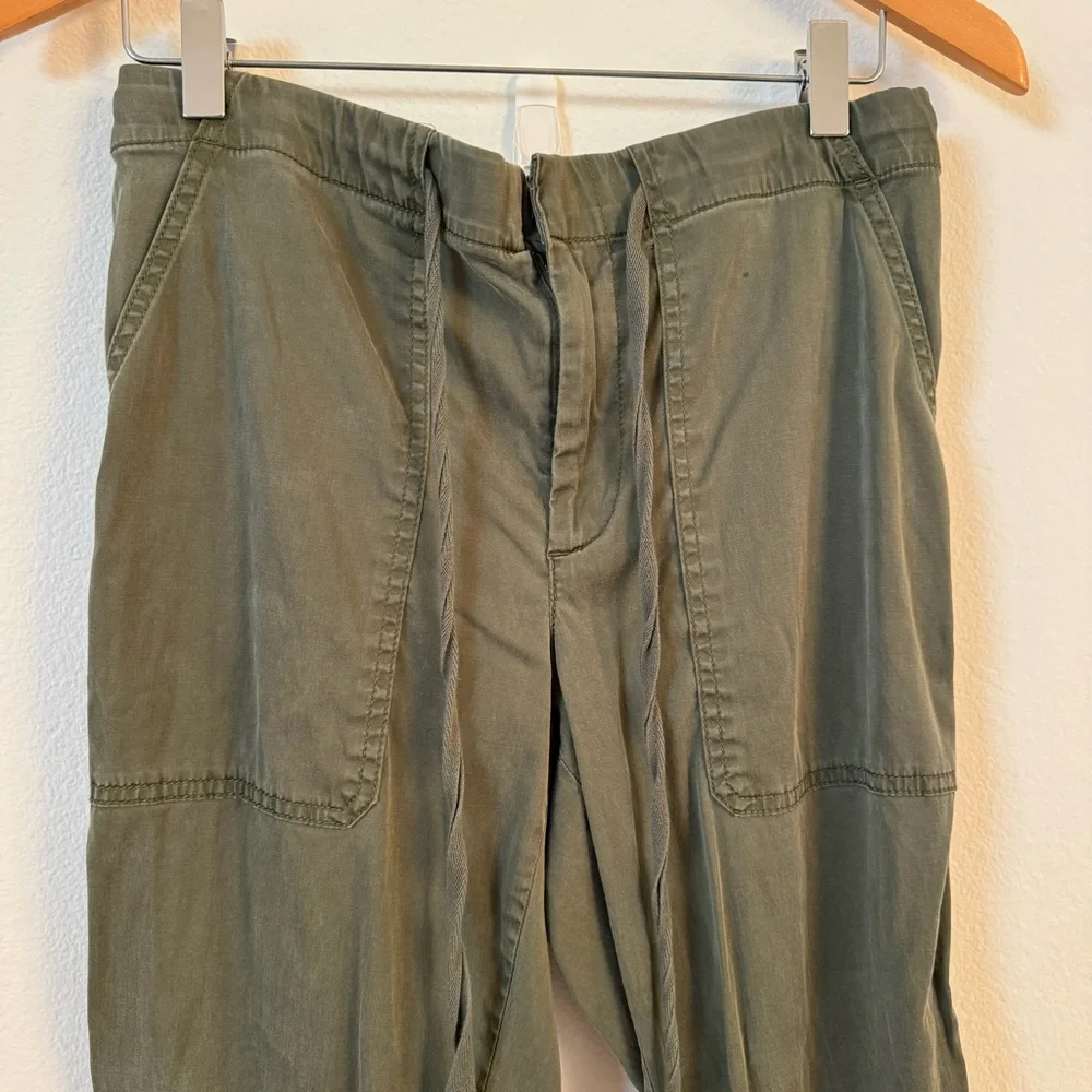 Lou & Grey Cosmic Drawstring Joggers Olive Army Green S - Picture 5 of 14